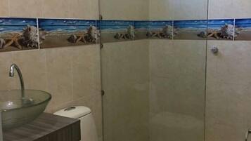 Shower, towels