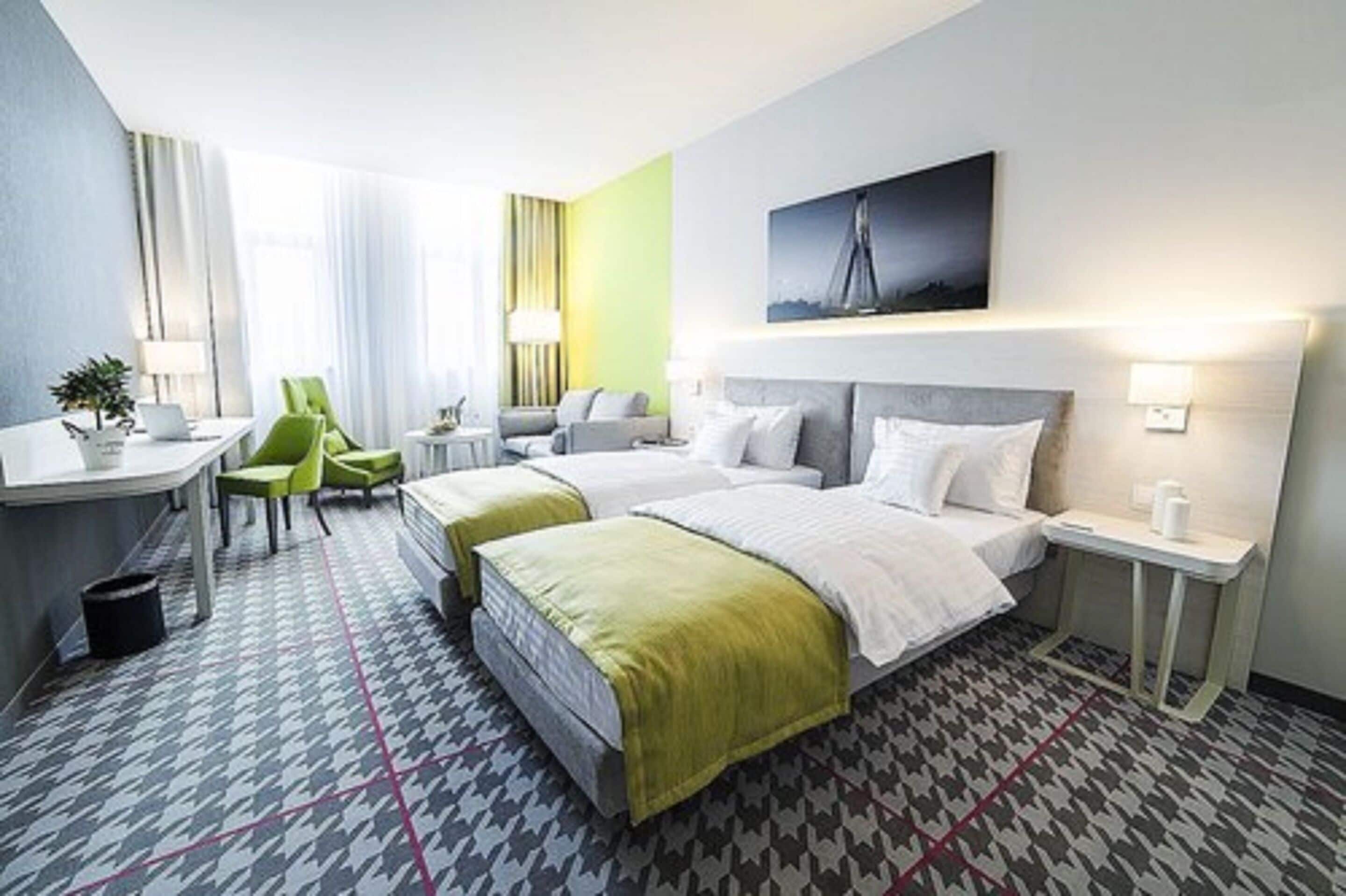 minibar, in-room safe, desk, blackout curtains