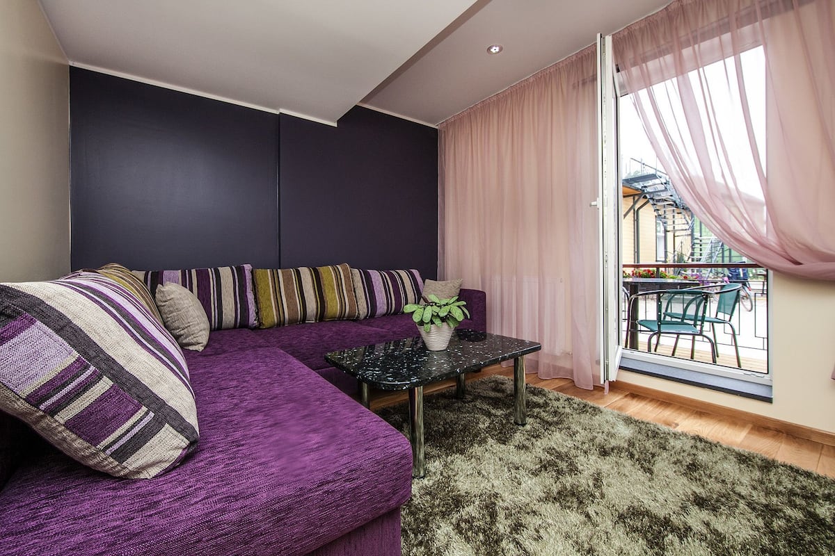 Apartment (with sauna) | Desk, blackout curtains, free cots/infant beds, free WiFi