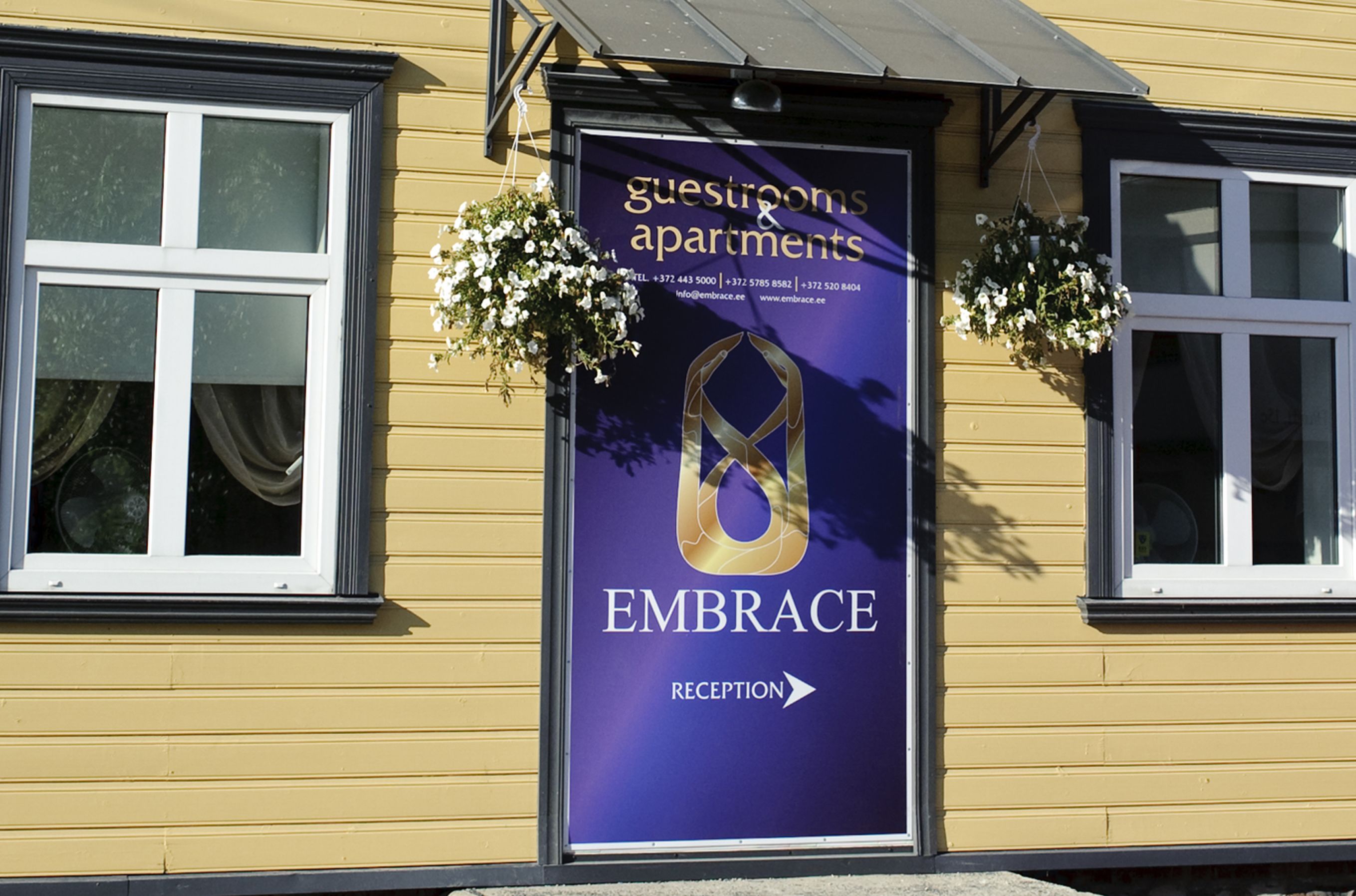 Fassade der Unterkunft