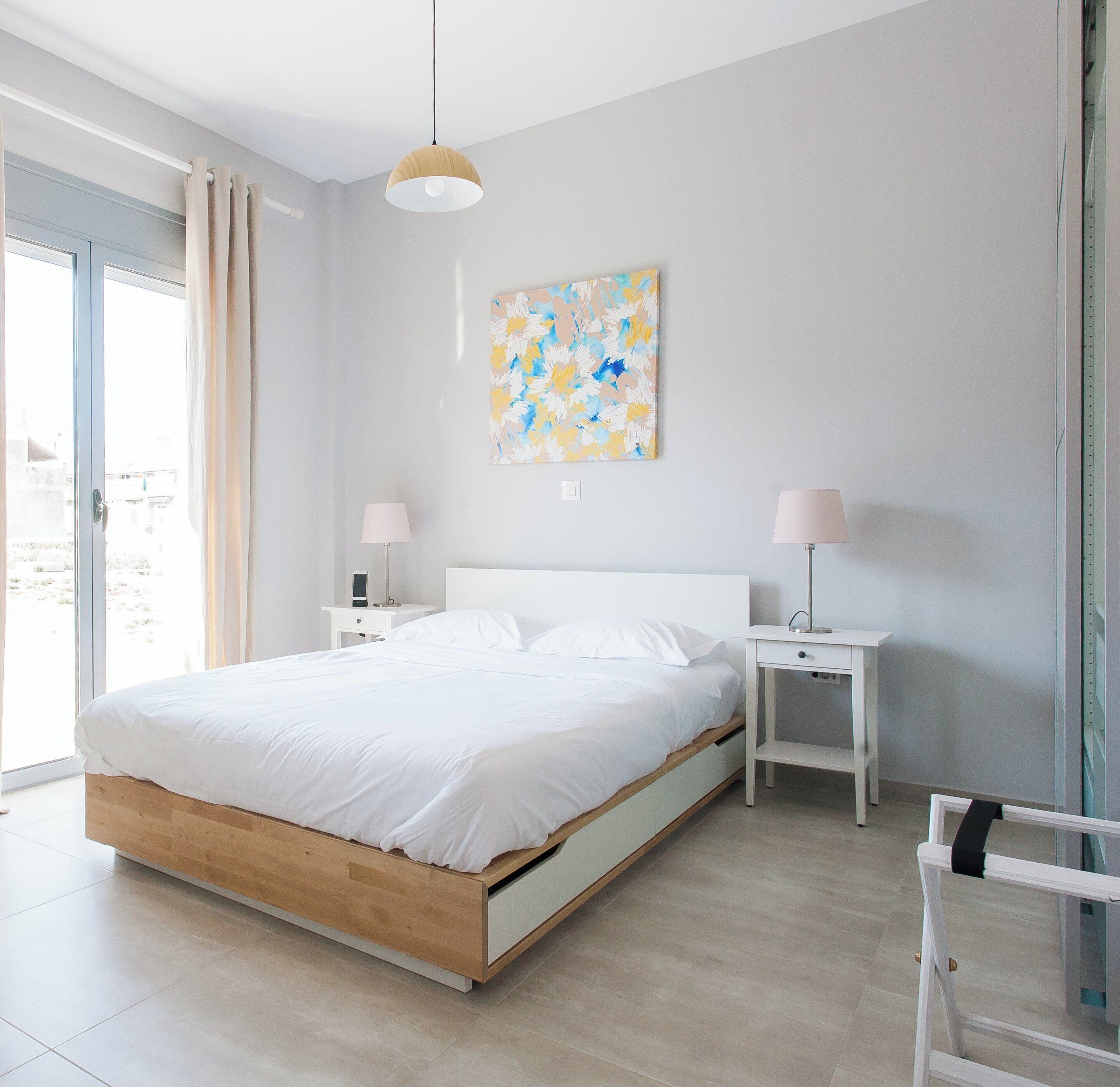 Superior Studio with Veranda | Iron/ironing board, free WiFi, bed sheets