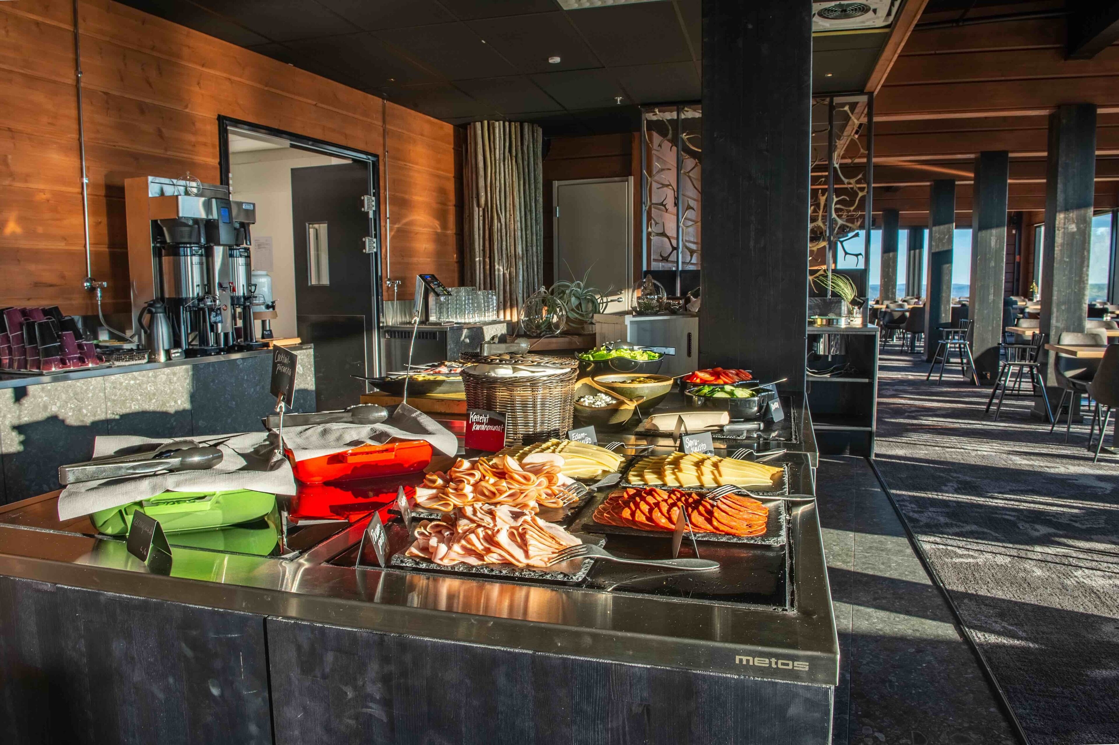 Morgenmadsbuffet hver dag mod et gebyr