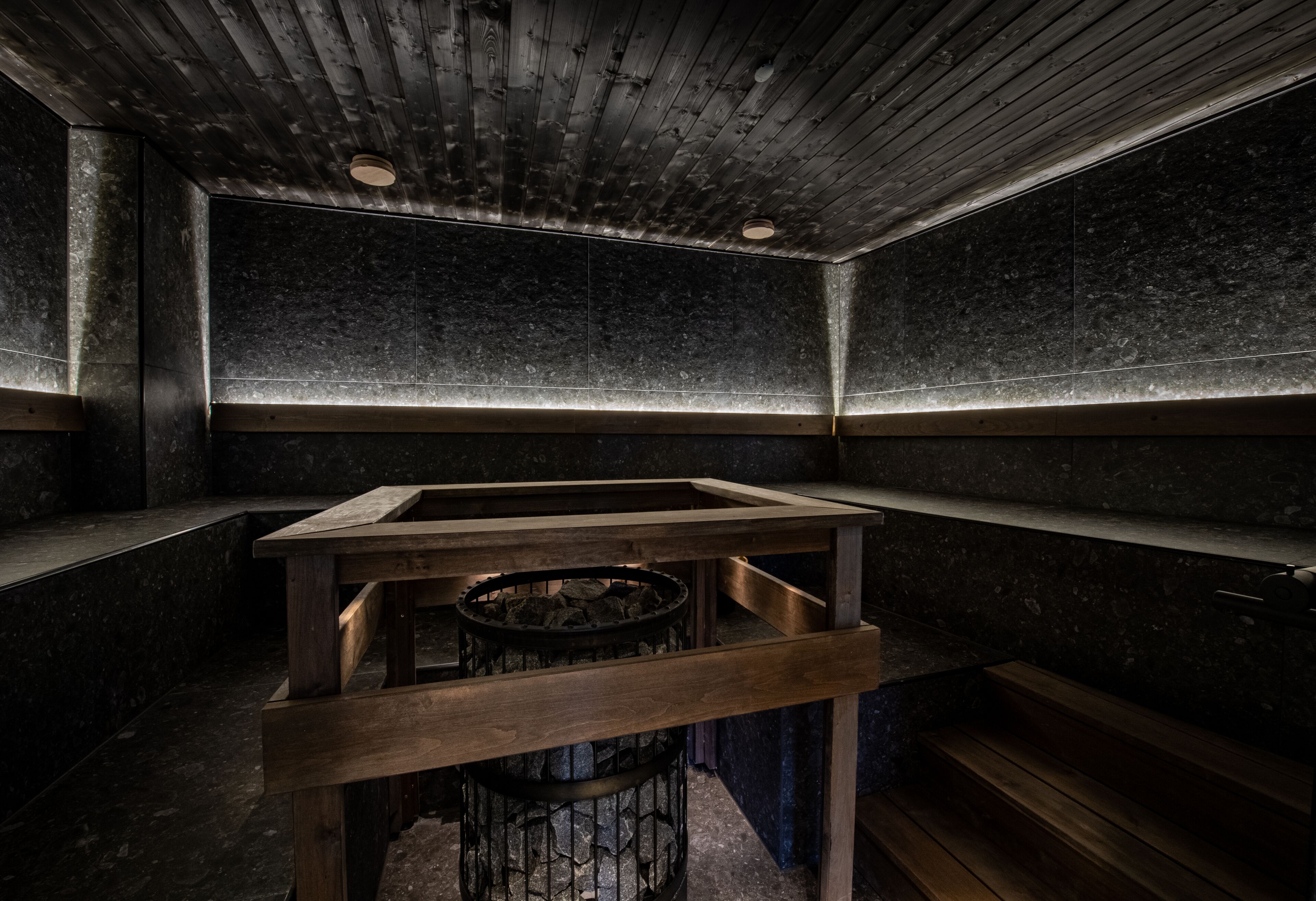 sauna, turkish bath/hammam, body treatments, hot stone massages