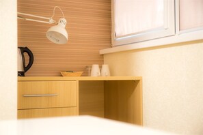 Kahden hengen deluxe-huone | Äänieristys, silitysrauta/-lauta, ilmainen Wi-Fi, vuodevaatteet