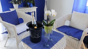 Dreibettzimmer, Nichtraucher (Glycine) | Individuell dekoriert, individuell eingerichtet, kostenloses WLAN