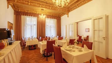 Daily buffet breakfast (EUR 15 per person)