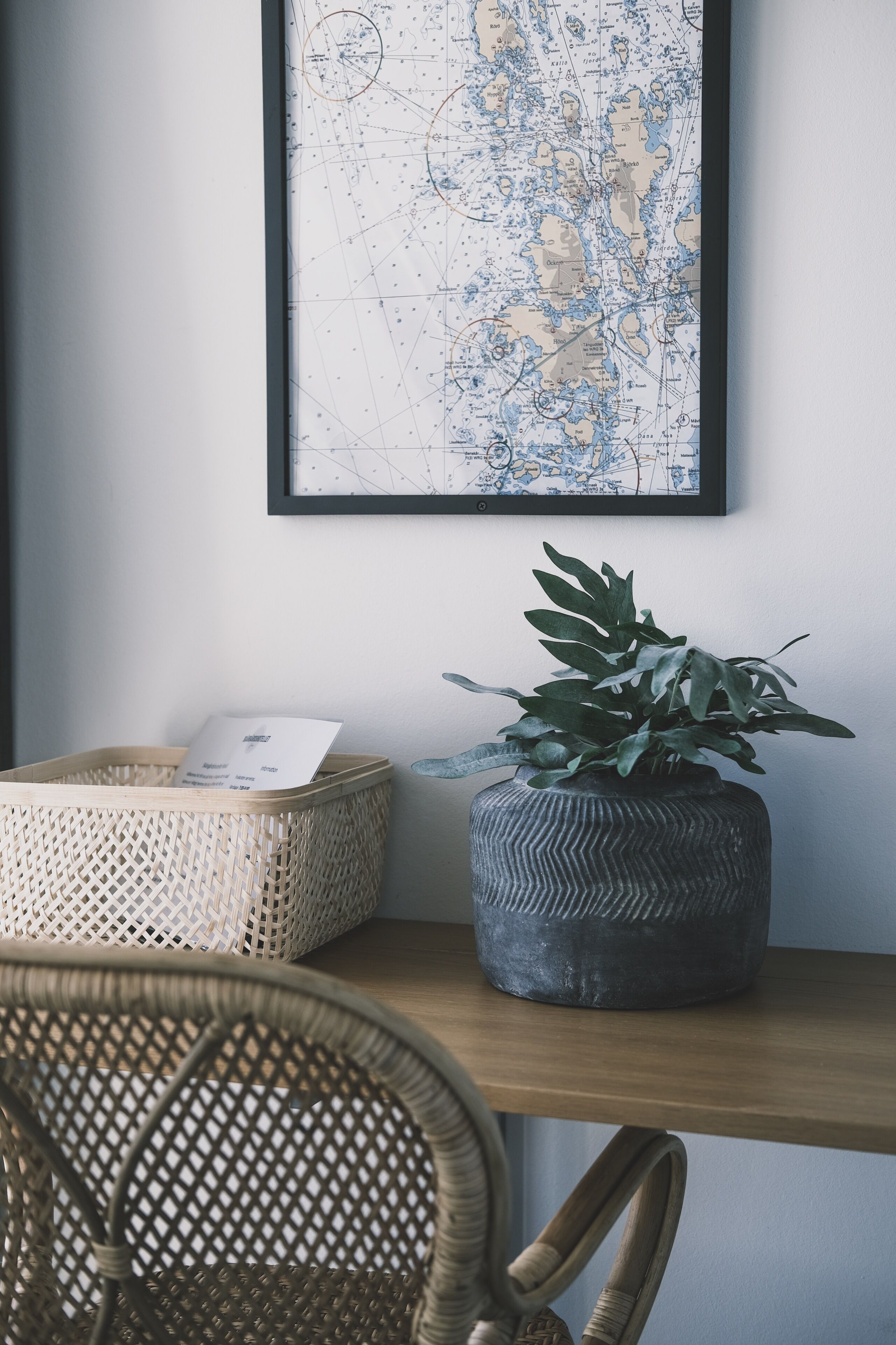 desk, blackout curtains, soundproofing, iron/ironing board