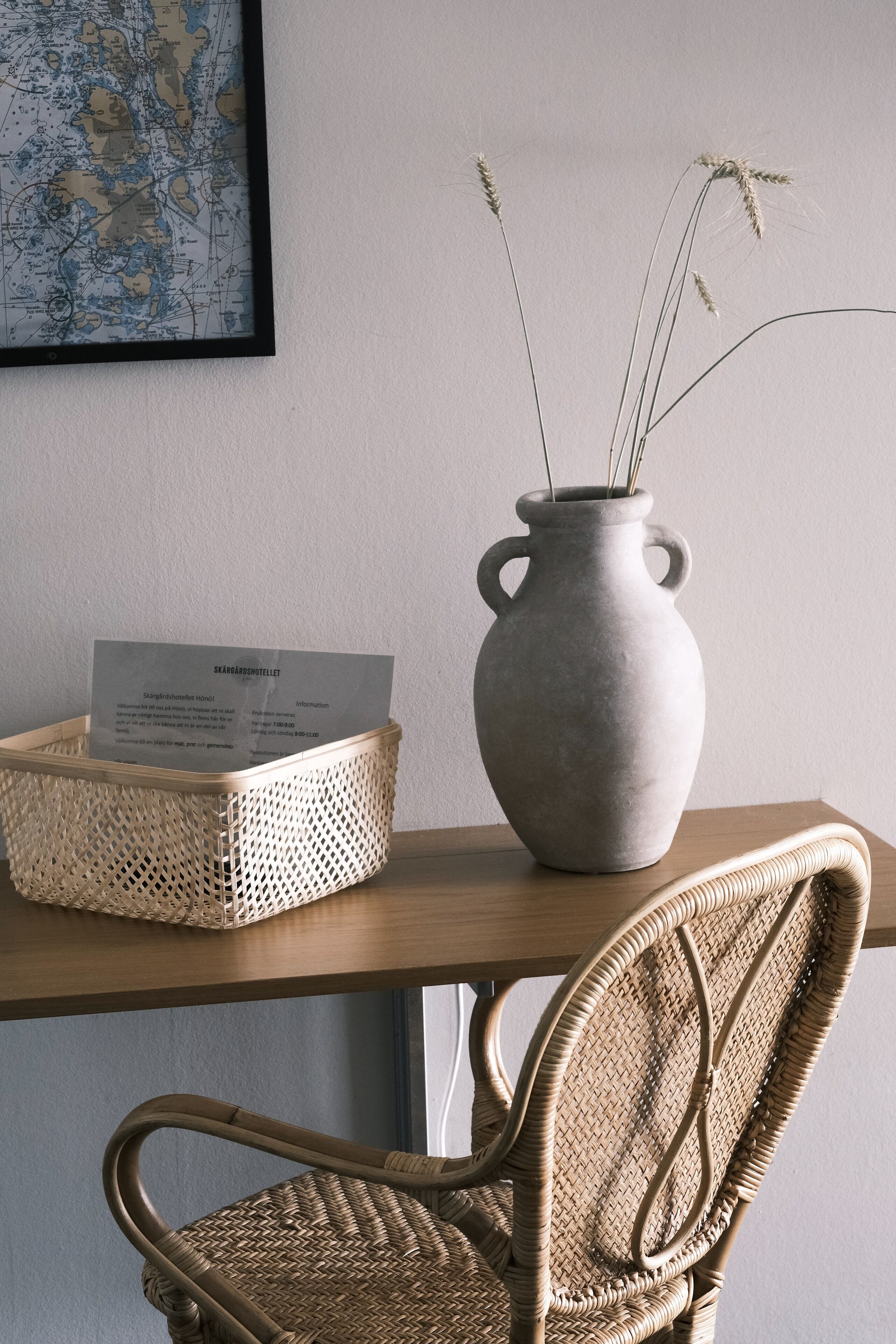 desk, blackout curtains, soundproofing, iron/ironing board