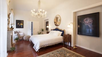 Egyptian cotton sheets, premium bedding, down comforters, in-room safe