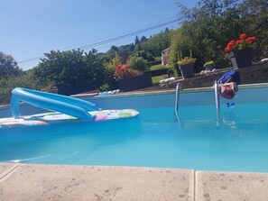 Seasonal outdoor pool - Cluny clos fleury (Cluny)