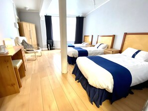 Individually decorated, individually furnished, iron/ironing board