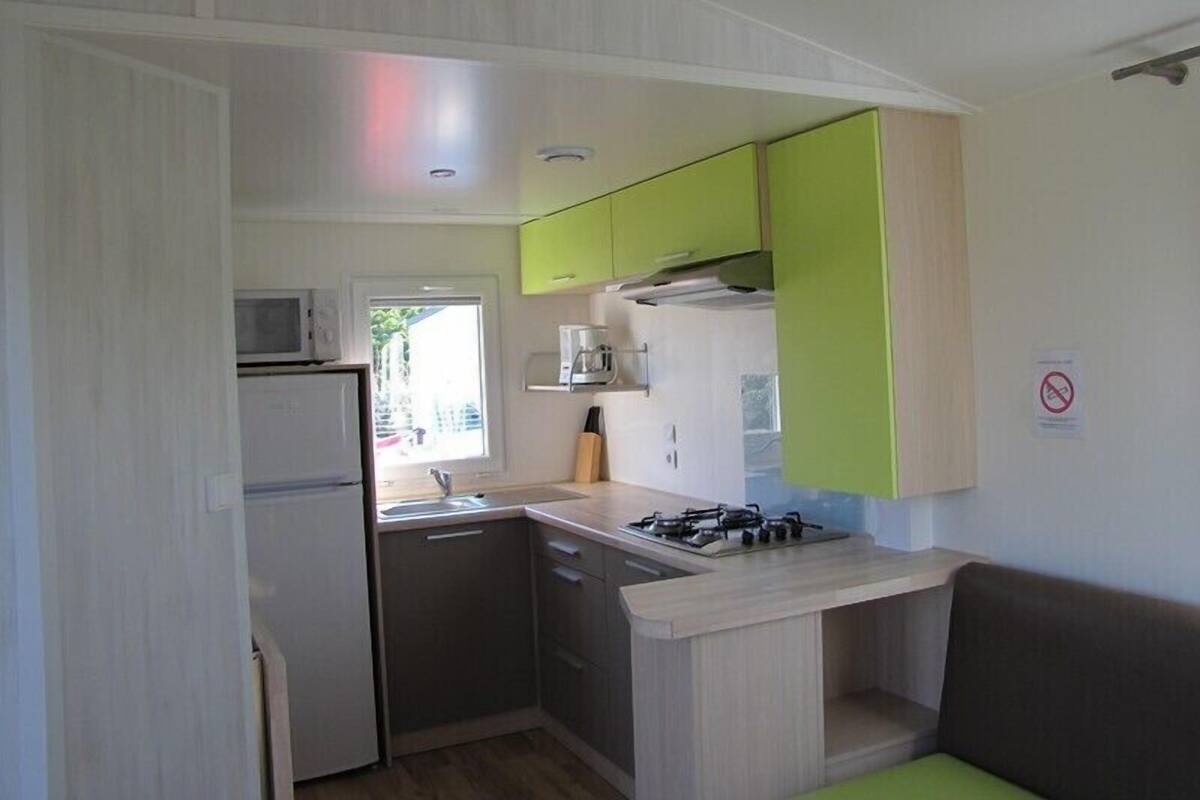 Casa móvil, 2 habitaciones | Zona de estar