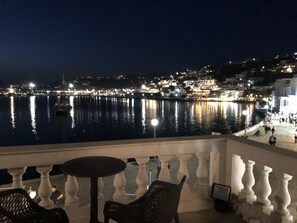 Vue sur la ville depuis l’hébergement