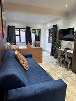 Family Apartment, 1 Bedroom | Individually decorated, individually furnished, blackout drapes