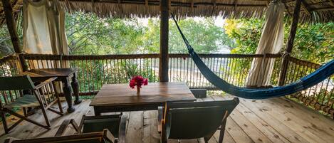 Deluxe-træhus | 1 soveværelse, sengetøj