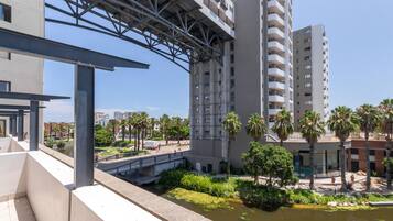 Luxury Apartment, 1 Bedroom (103E) | Balcony view