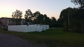 Alberca al aire libre por temporada