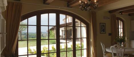 Blick von der Unterkunft