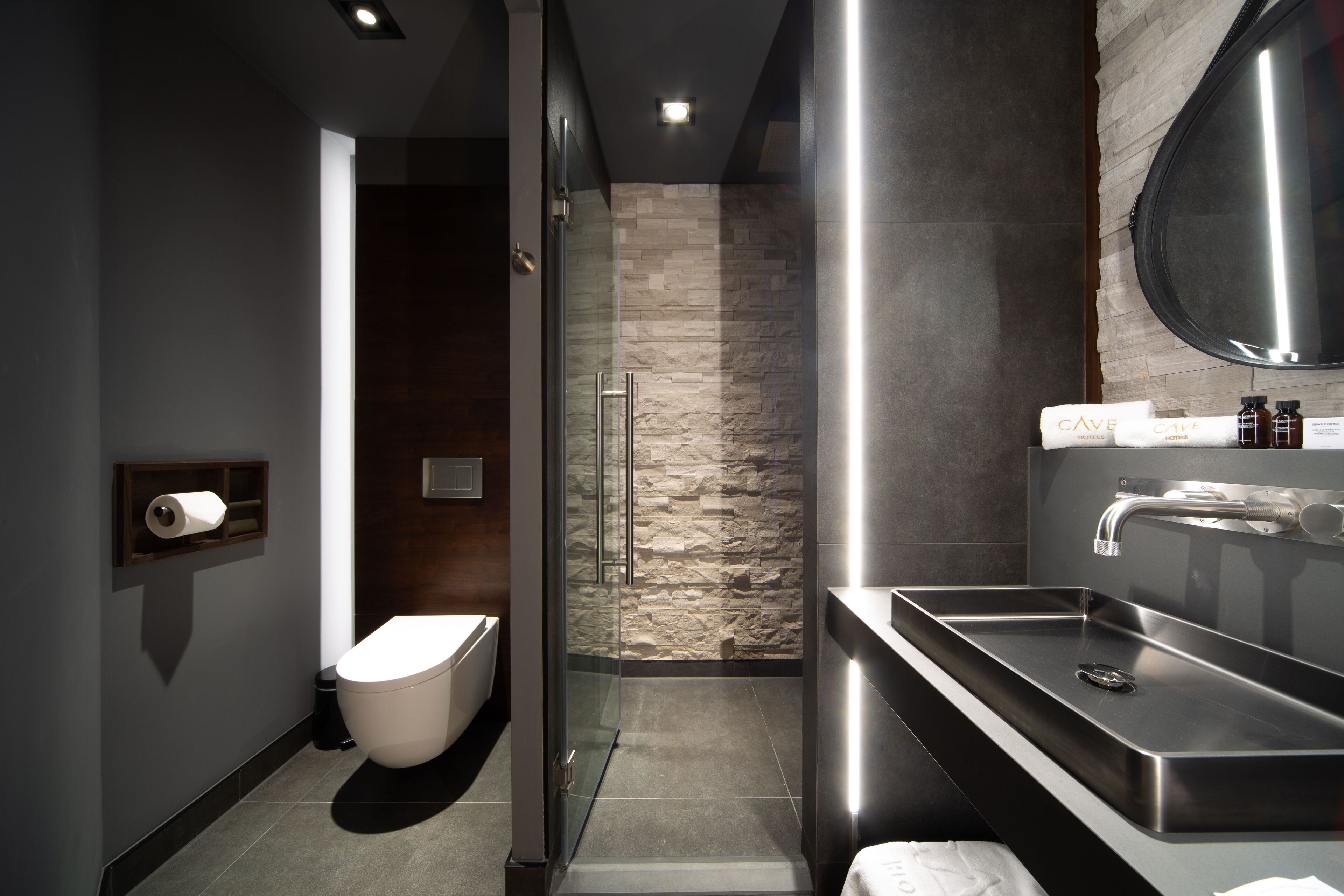 free toiletries, hair dryer, bathrobes, slippers