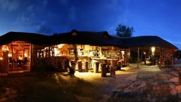 Front of property – evening/night