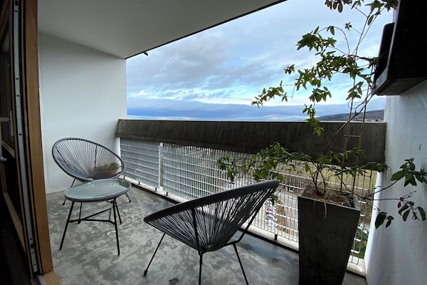 Kamar Desain, 1 Tempat Tidur Double, pemandangan bukit | Teras/patio