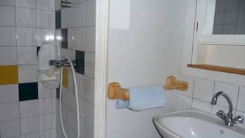 Shower, hair dryer