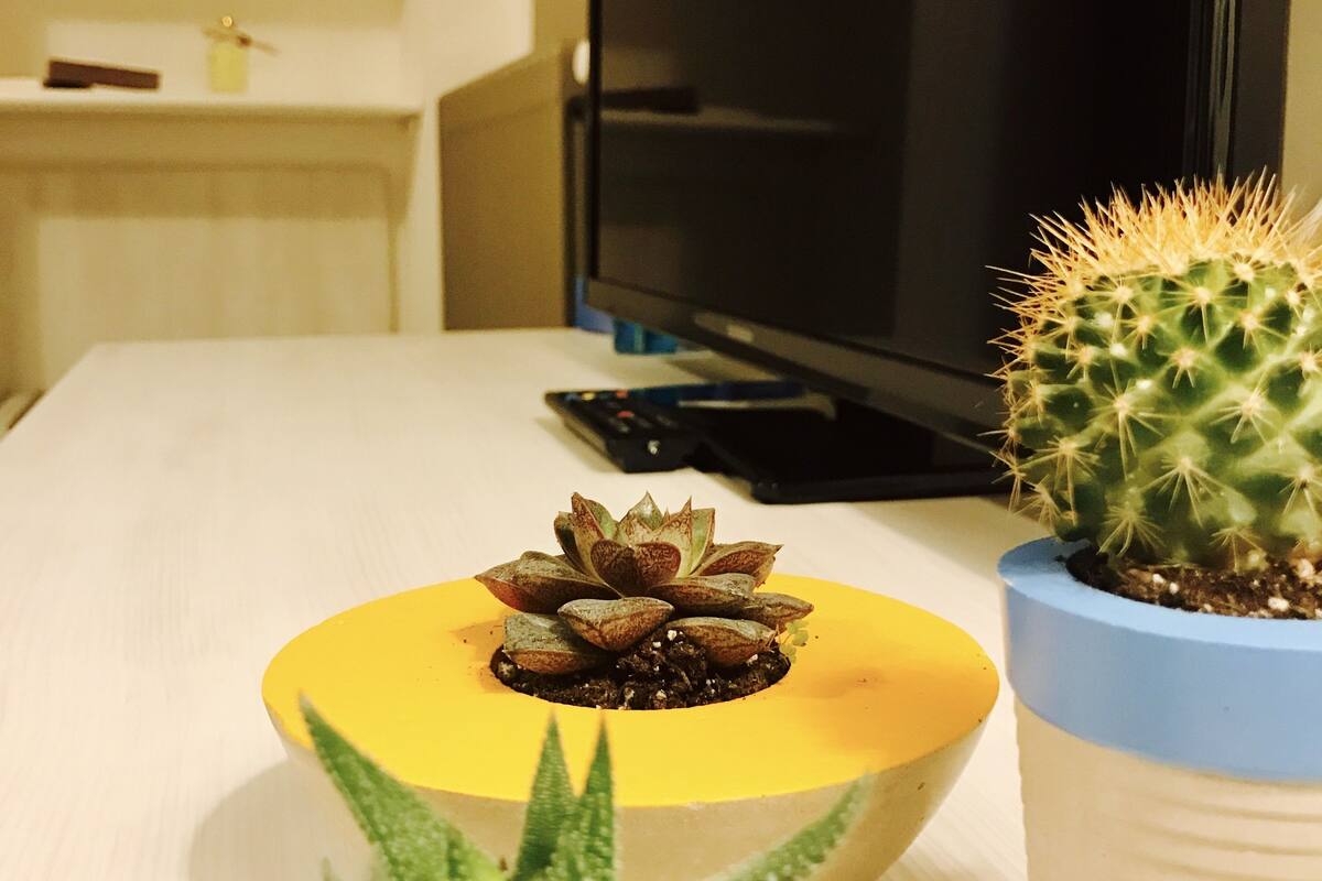 Departamento, 1 habitación | Sala de estar | Televisión de pantalla plana