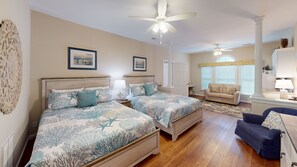 2 chambres, fer et planche à repasser, Wi-Fi gratuit, draps fournis