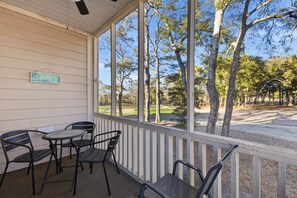 Outdoor dining - River Creek Condo | Golf, Comfort, and Adventure! | RC 1804 (Sunset Beach)