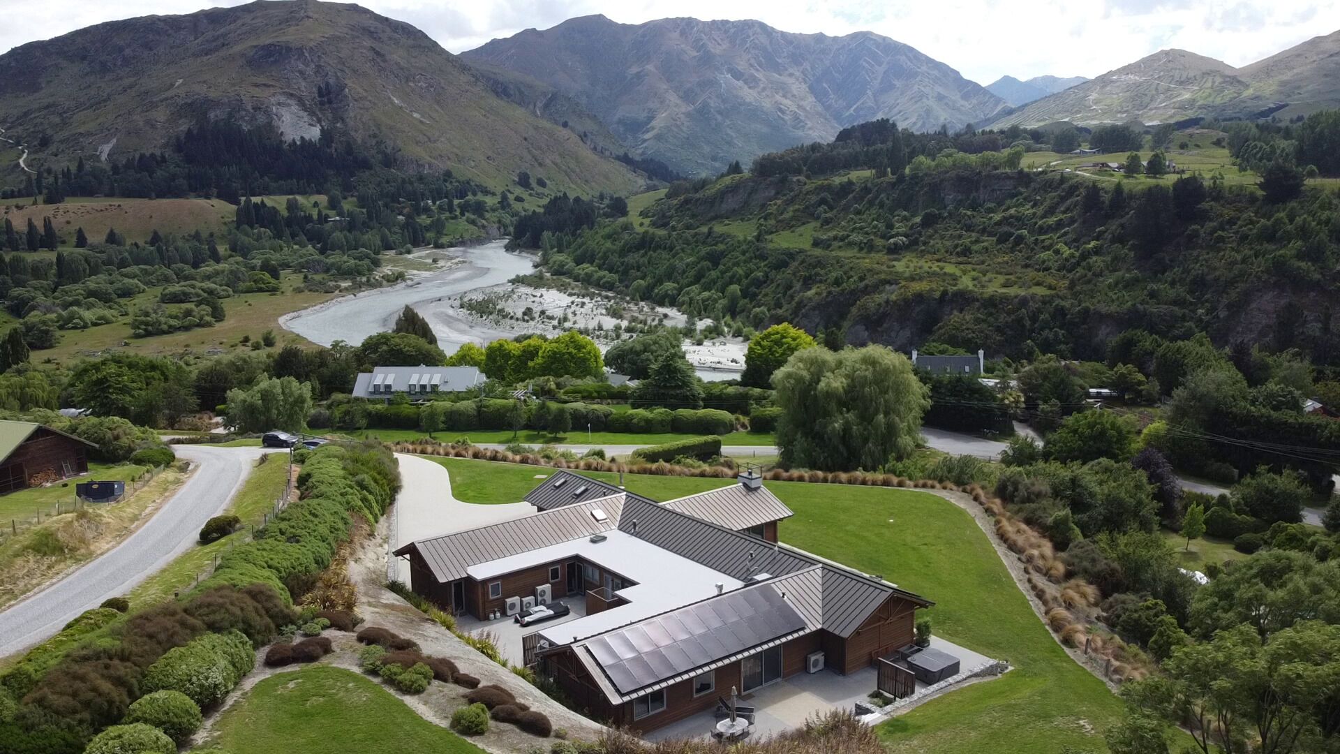 Your apartment/spa/terrace area is the bottom right part of the house