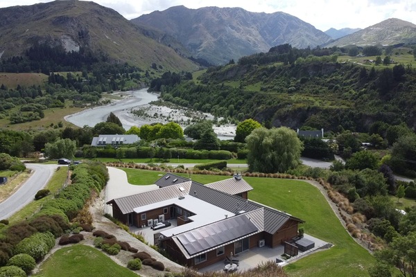 Your apartment/spa/terrace area is the bottom right part of the house