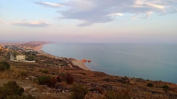 Vlak bij het strand