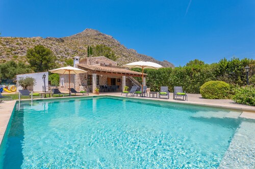 CA'N COLL - Gemütliches Landhaus mit privatem Pool in Pollença. WiFi gratis