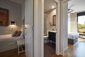 2 bedrooms, in-room safe, iron/ironing board, WiFi