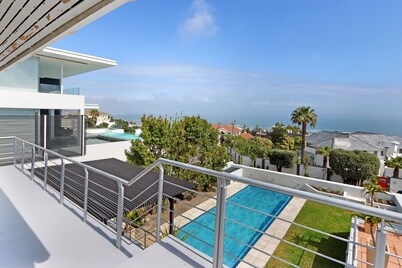 A contemporary home with a pool a minute from Camps Bay Beach