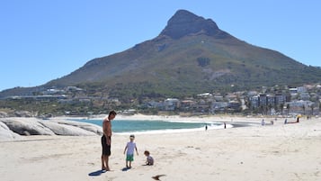 Vlak bij het strand, strandlakens