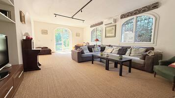 TV, video games, books, stereo