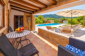 Outdoor dining - CASA MARGARITA - Villa with private pool and free WiFi (Andratx)