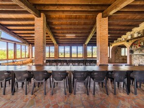 Dining - Magnificent 15 bedroom villa Spain|XXL Pool, BBQ, Gamesroom|Beaches & Barcelona (sils)