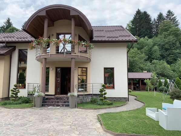 Façade de l’hébergement