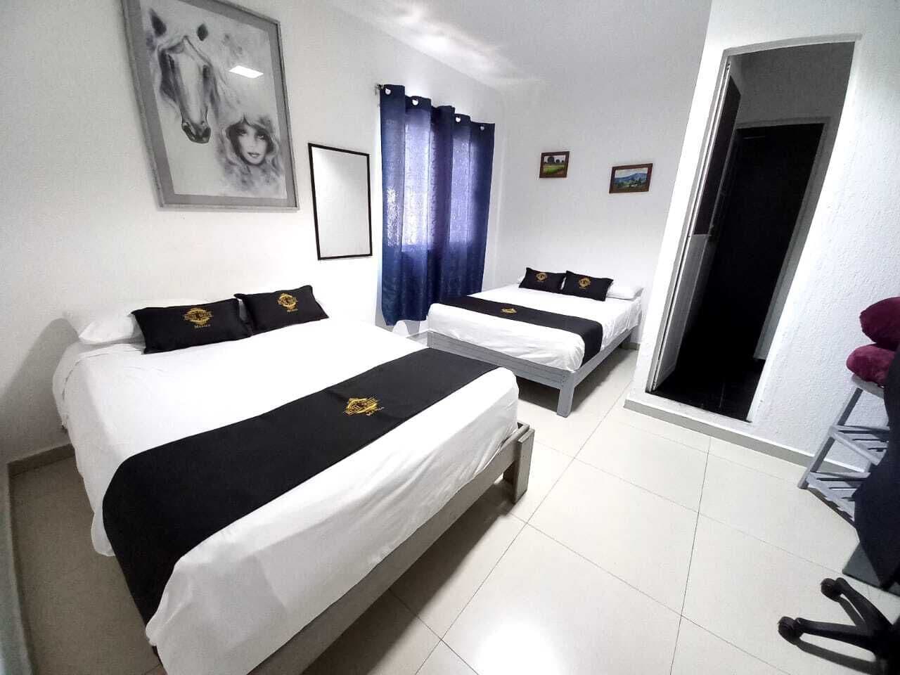 ห้องสแตนดาร์ดสำหรับสี่ท่าน, ปลอดบุหรี่ (Cozumel) | เครื่องนอนป้องกันสารก่อภูมิแพ้, โต๊ะทำงาน, พื้นที่ทำงานแบบใช้แล็ปท็อป