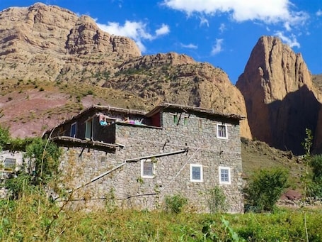Fachada de la propiedad. Gîte Tawajdat Taghia