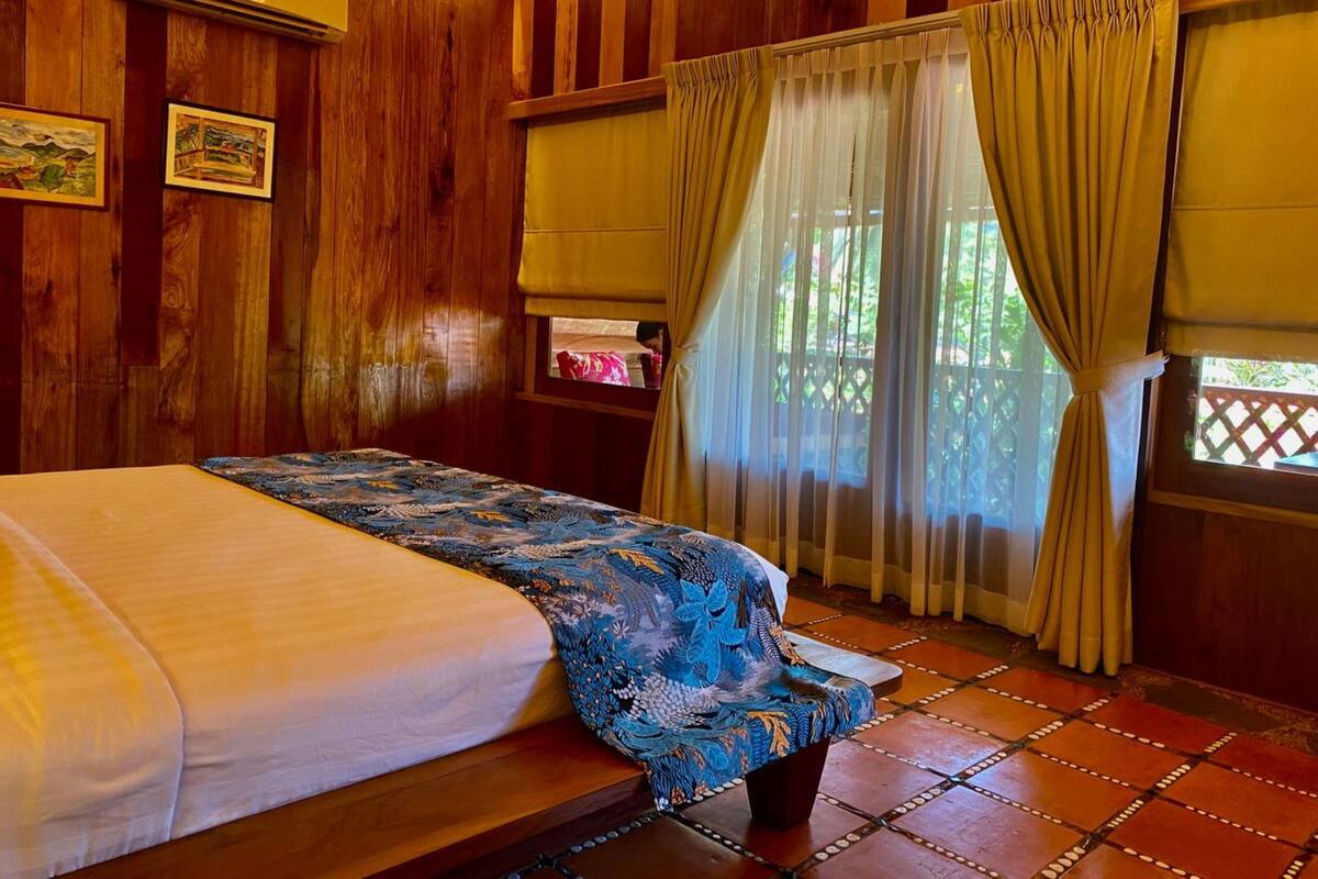 Bungalow, quang cảnh vườn (Suite Wooden) | Hiên