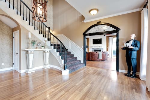 Interior entrance