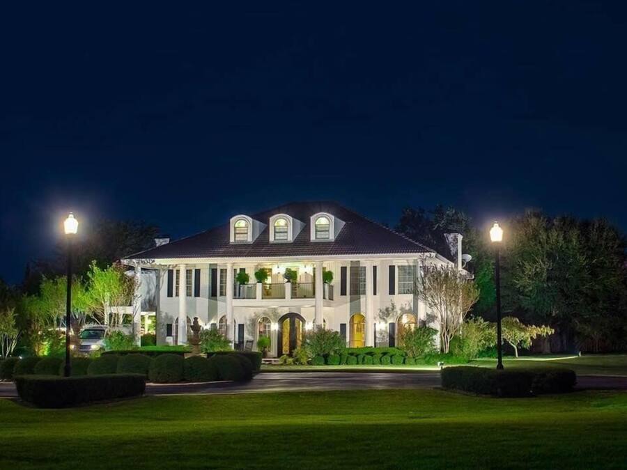 Front of property – evening/night