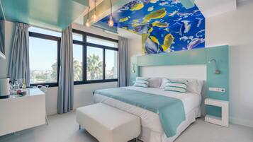 1 quarto, frigobar, cofres nos quartos, individualmente decorados