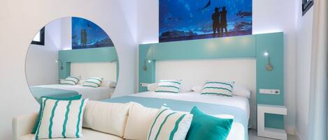 1 soverom, minibar, safe på rommet og individuelt dekorert