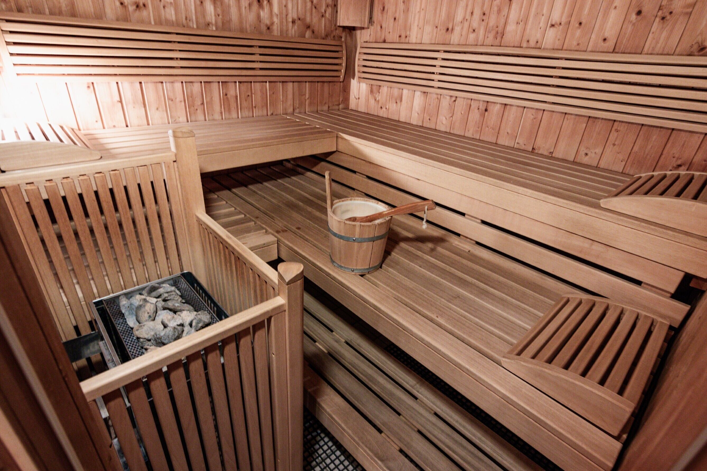 sauna, steam room