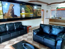 Sittområde i lobbyn