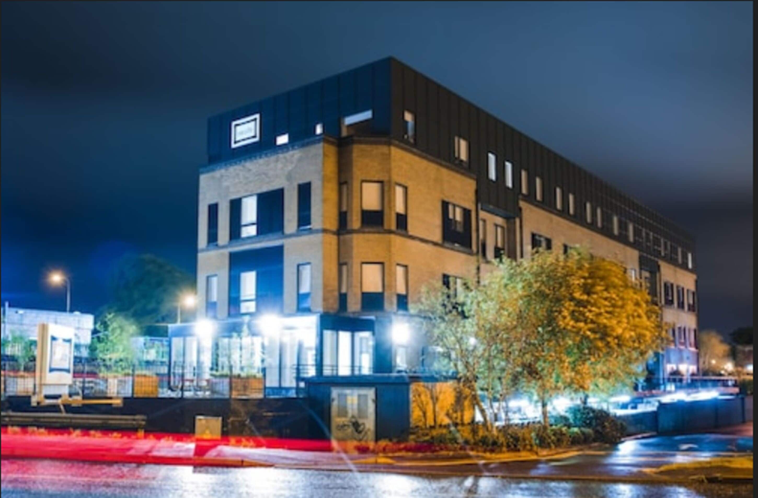 Front of property - evening/night